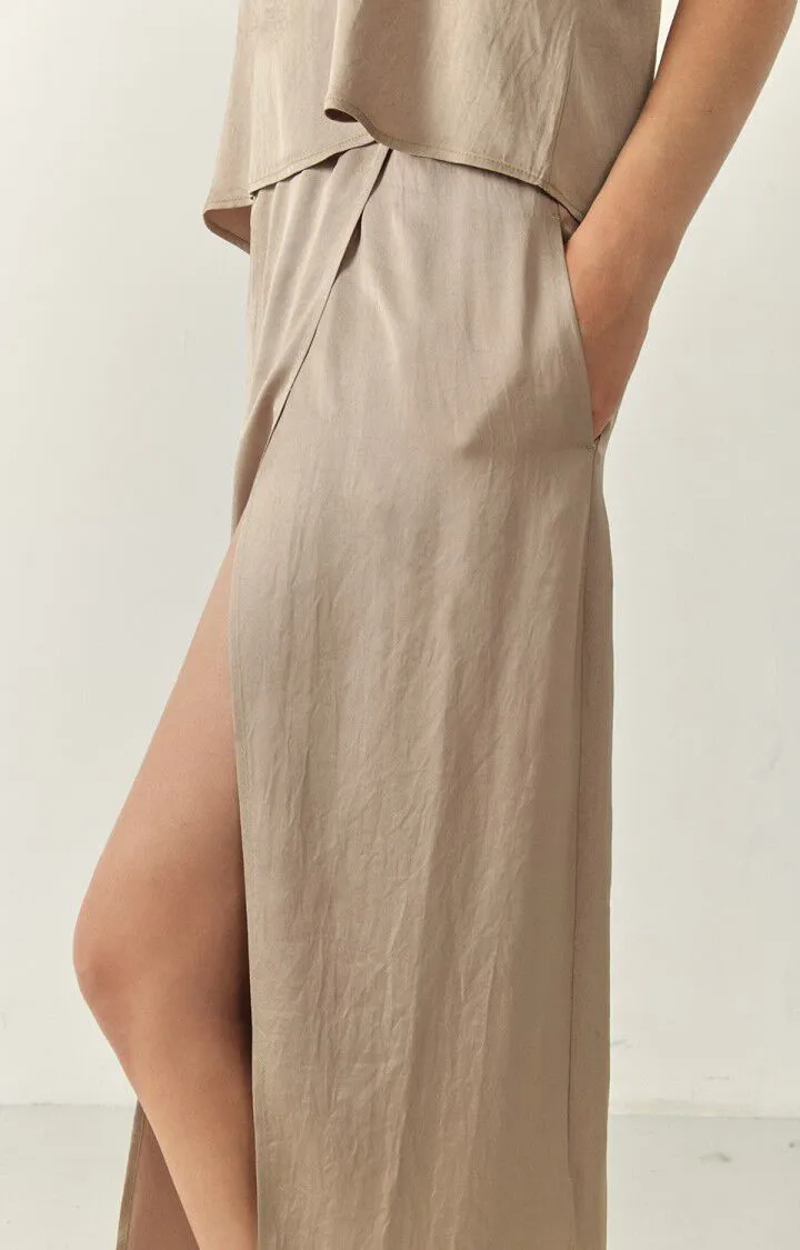 American Vintage Widland Skirt in Taupe