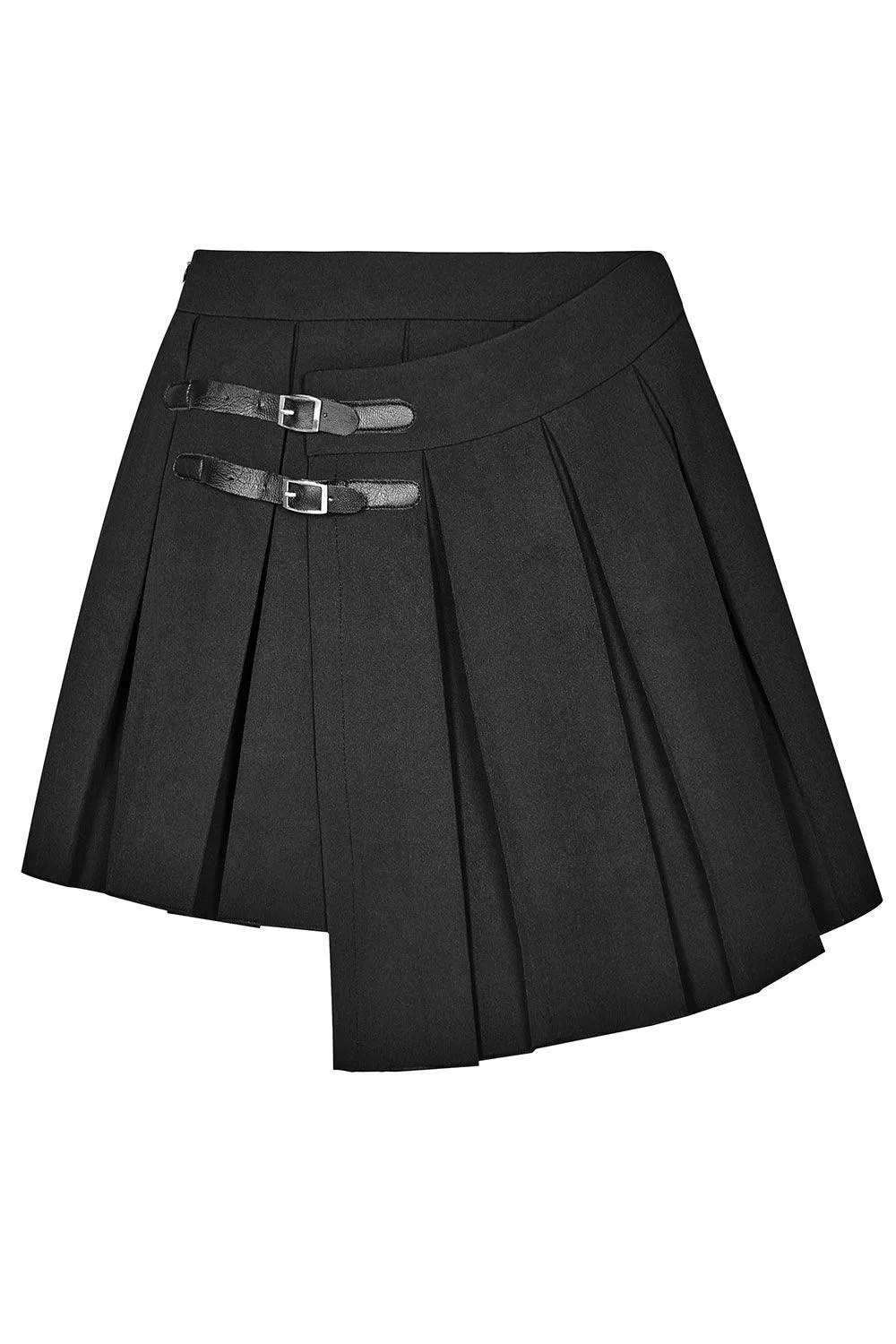 Atypical Pleated Mini Skirt