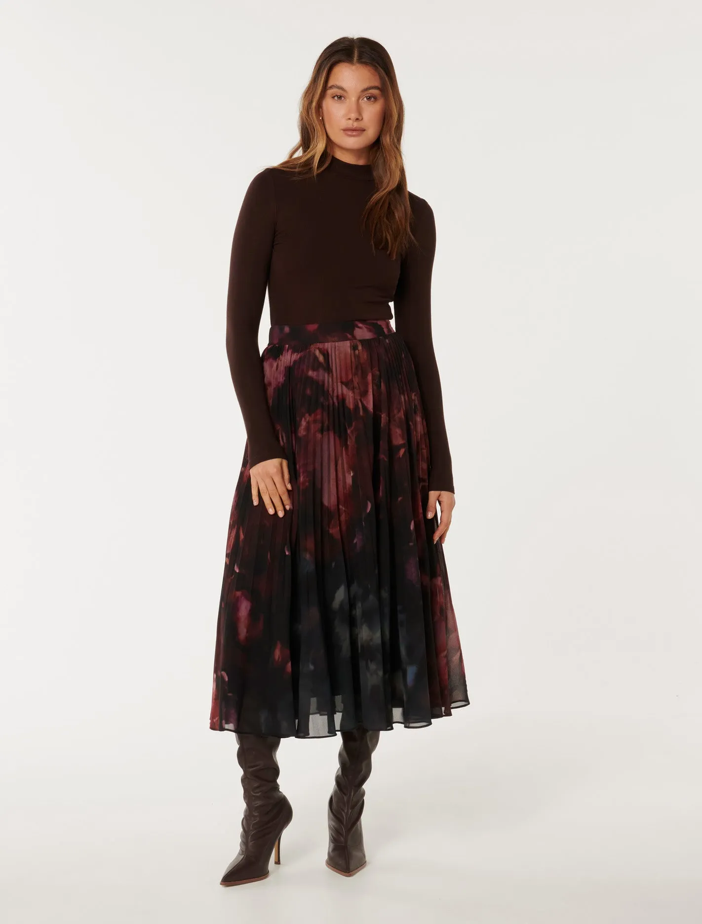 Aurora Pleated Skirt