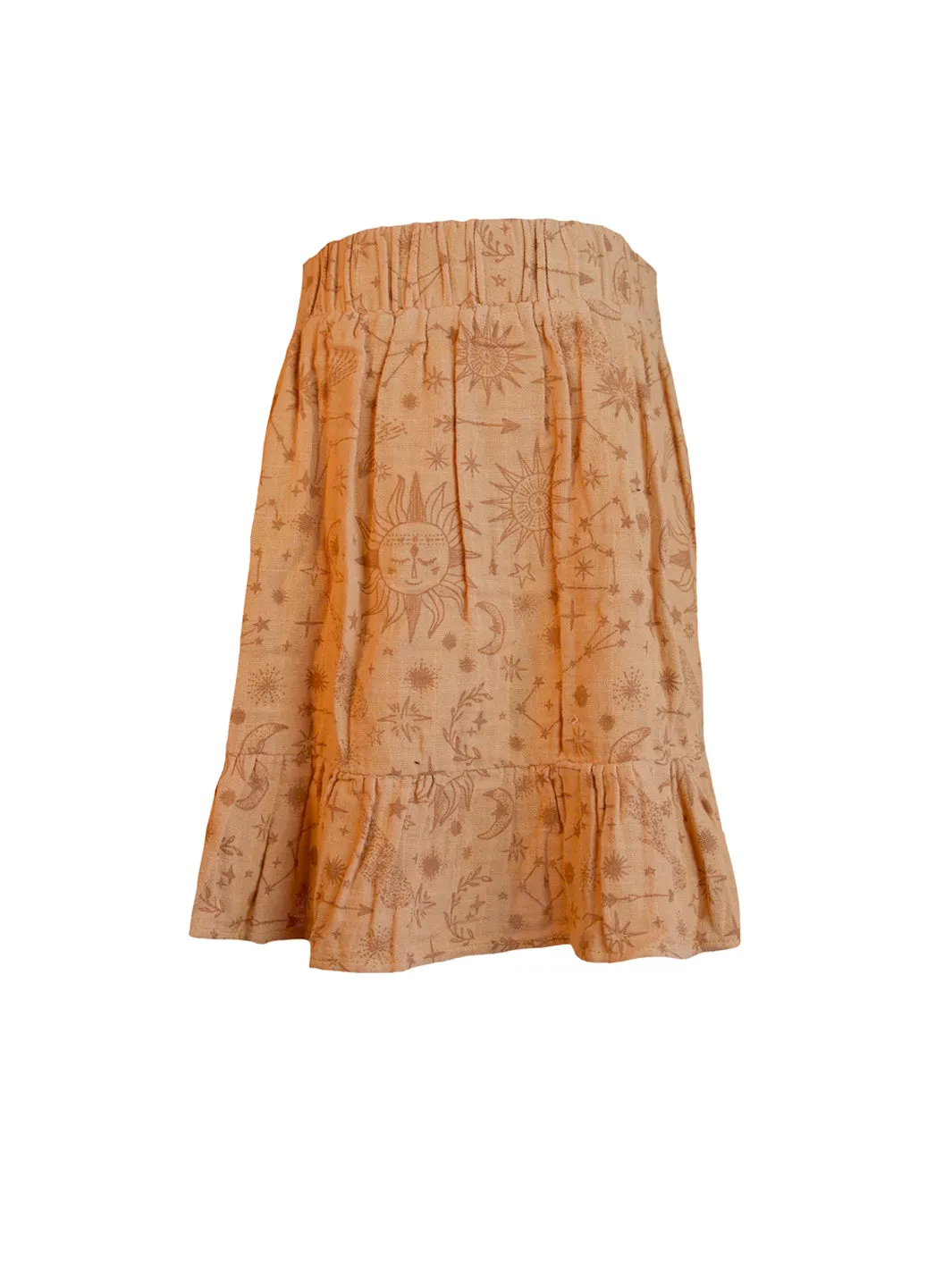 Avini Midi Skirt - Terracotta constellation