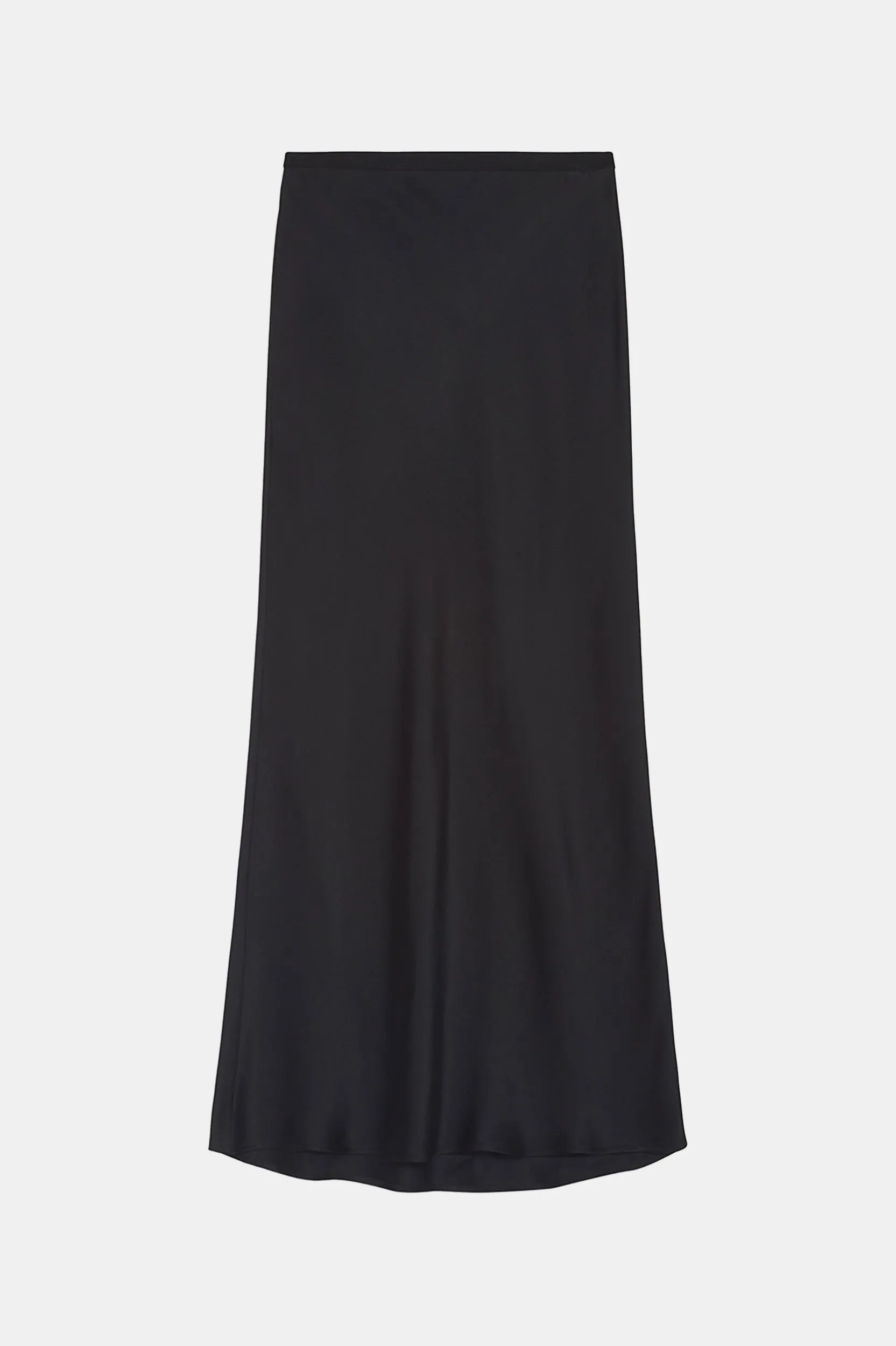 Bar Silk Skirt in Black