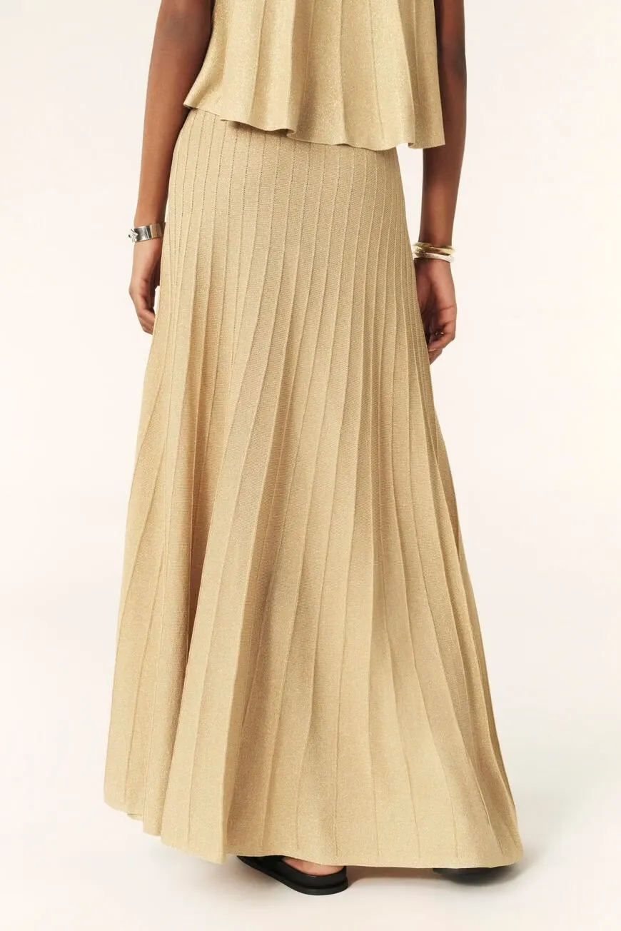 Bash Paris Brycey Skirt in Gold