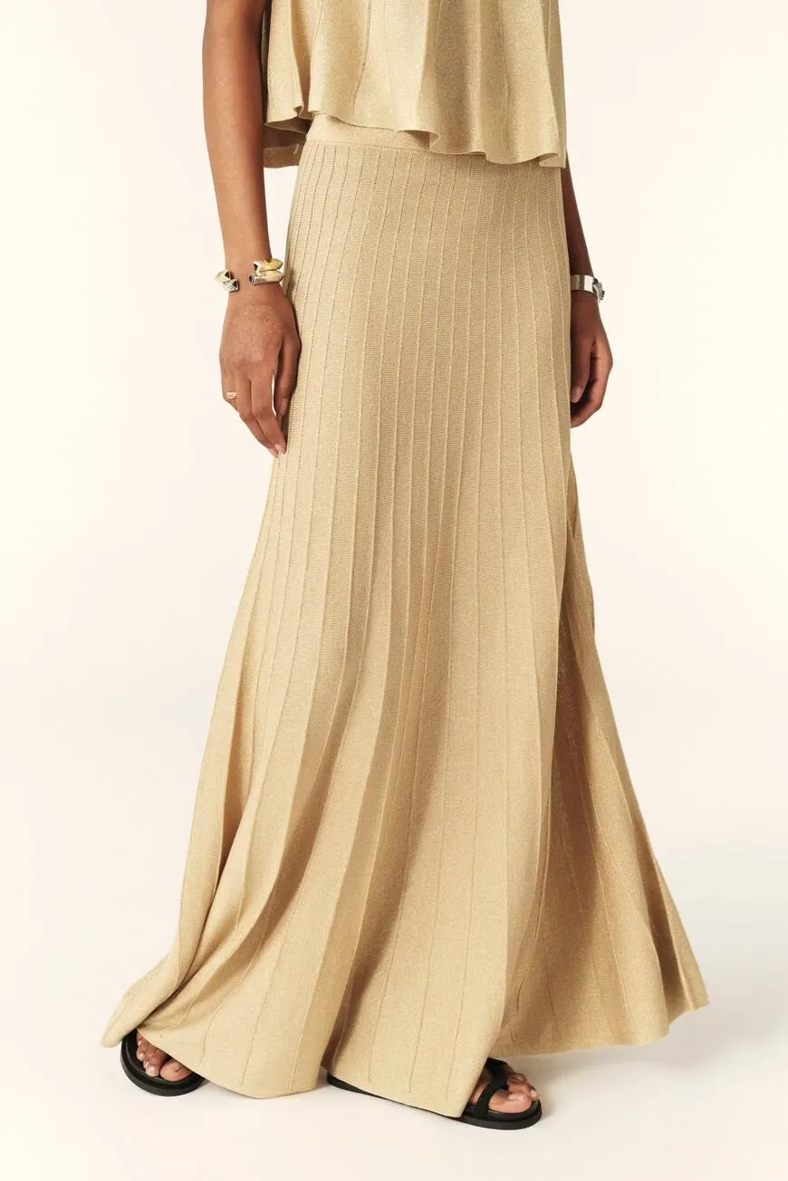 Bash Paris Brycey Skirt in Gold