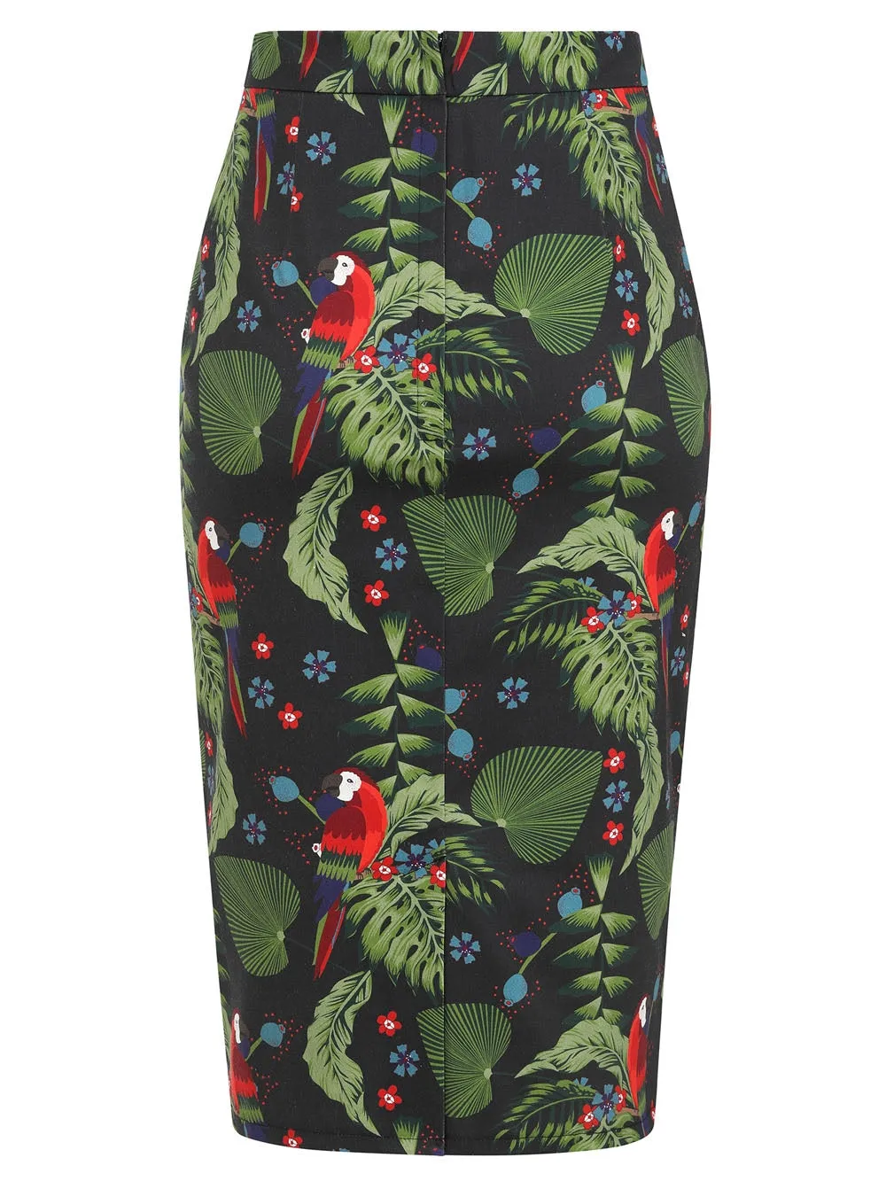 Bettina Parrot Paradise Pencil Skirt