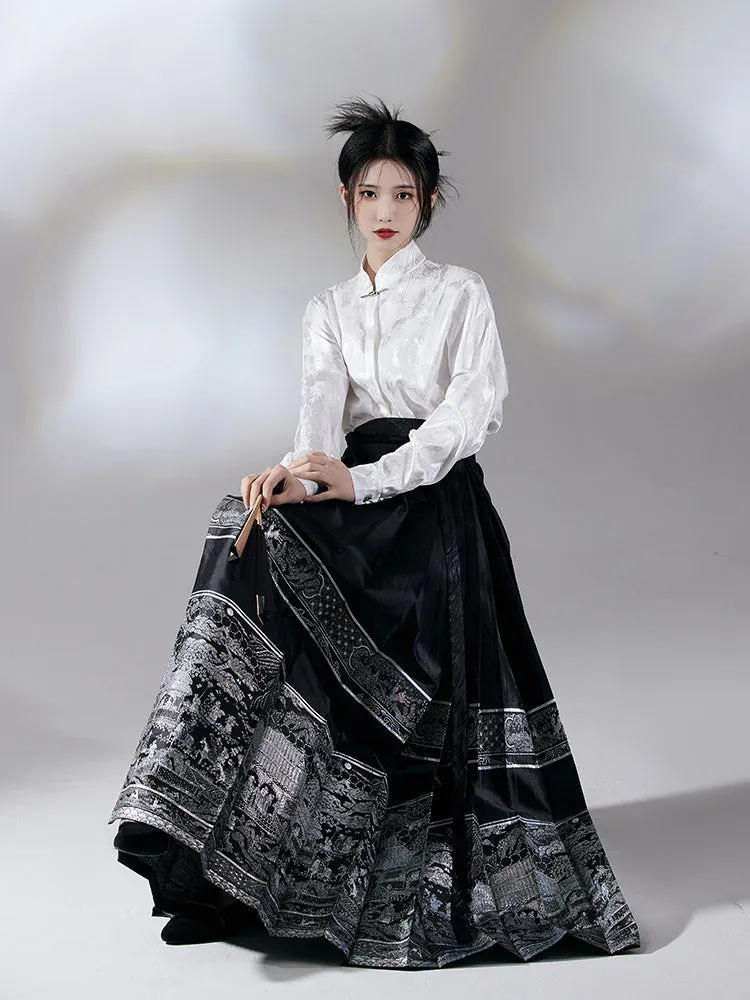 BLACK HORSE SKIRT  KF83688