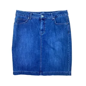 Blue Denim Skirt Mini & Short Style And Company, Size 12