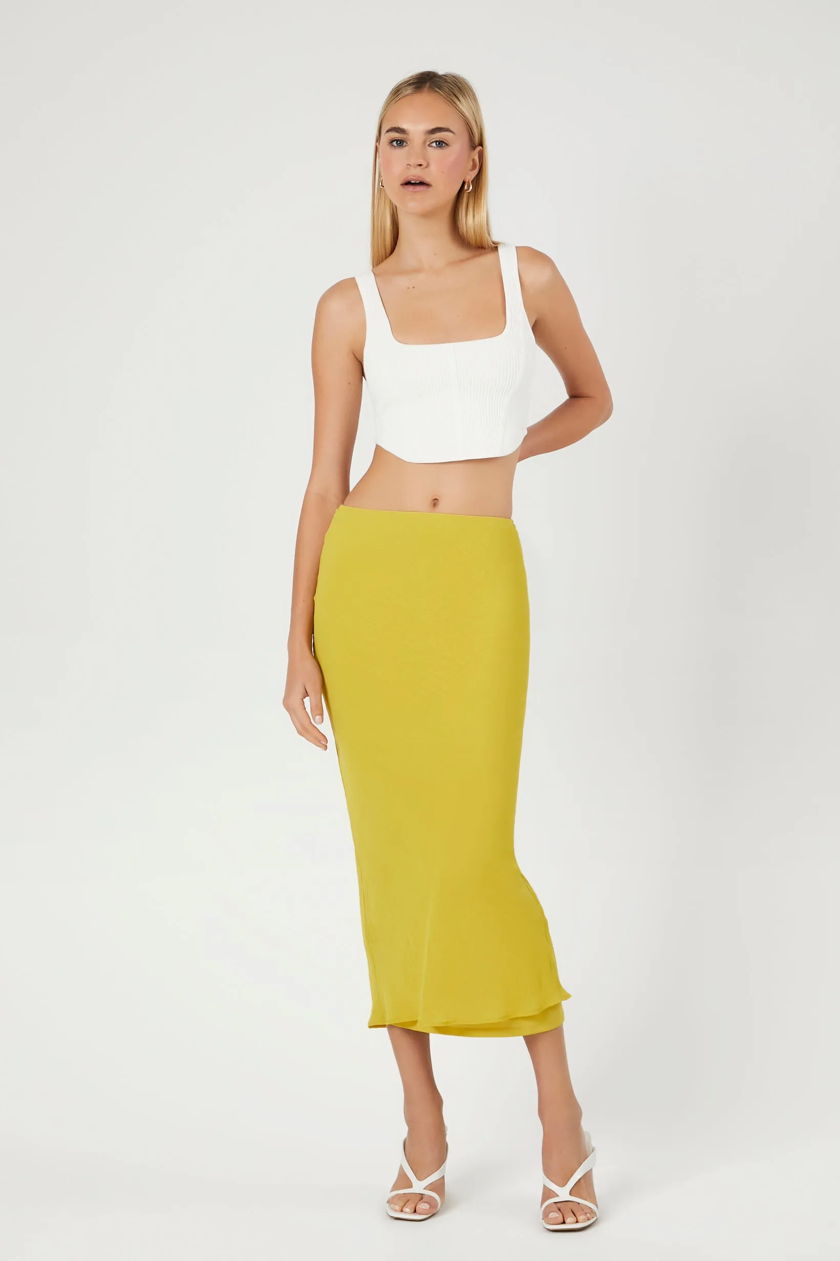 Chiffon Midi Skirt