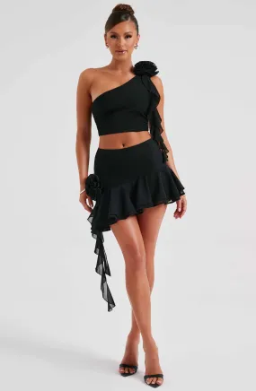 Daina Mini Skirt - Black