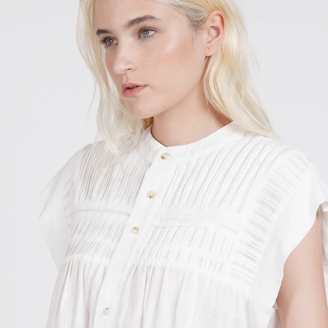 Darcy Pleated Detail Top