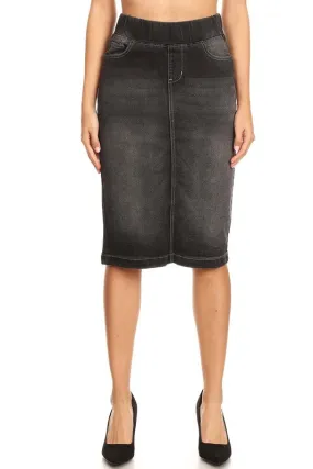 Debbie Jean Skirt-Black Wash