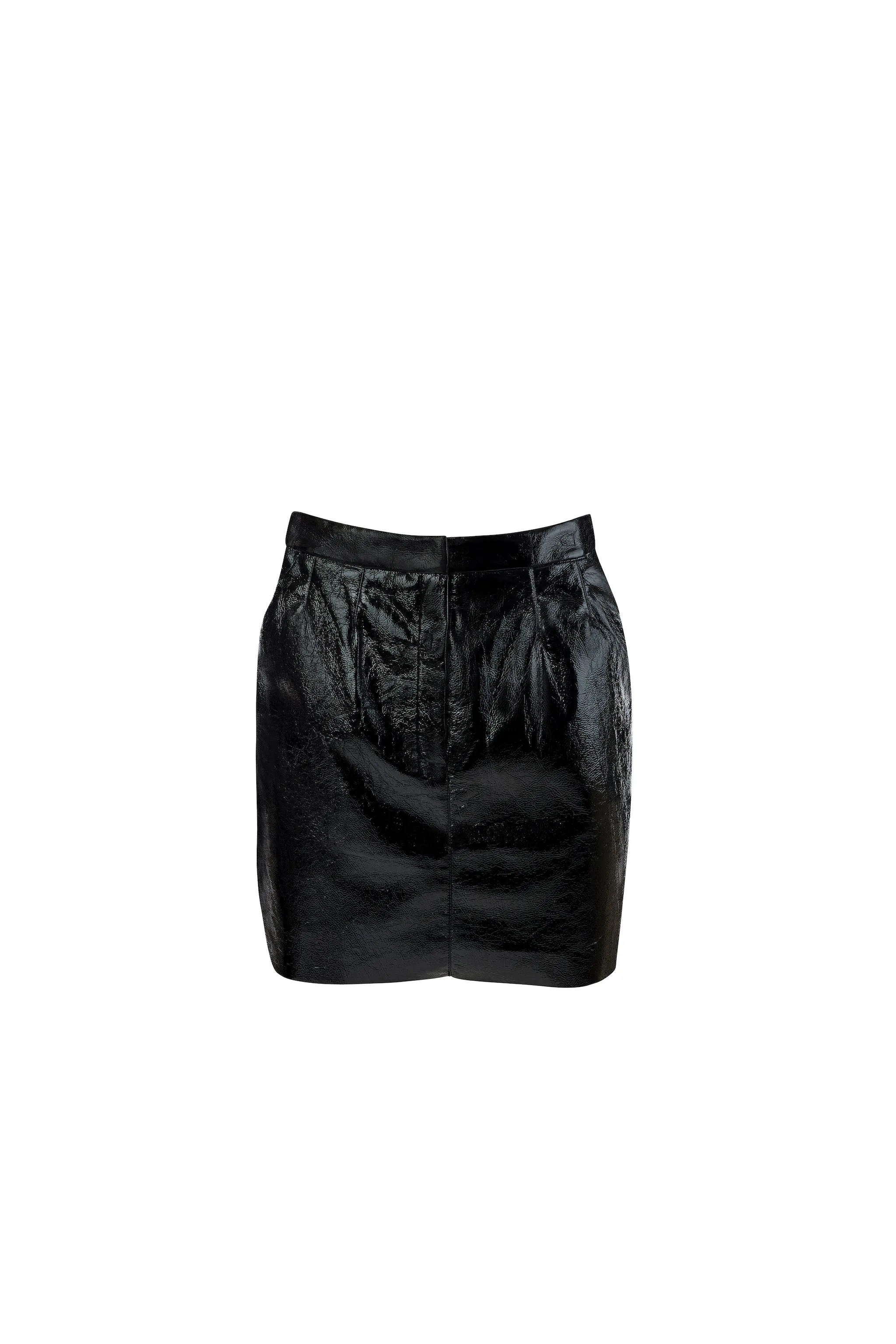 Faux Leather Mini Skirt