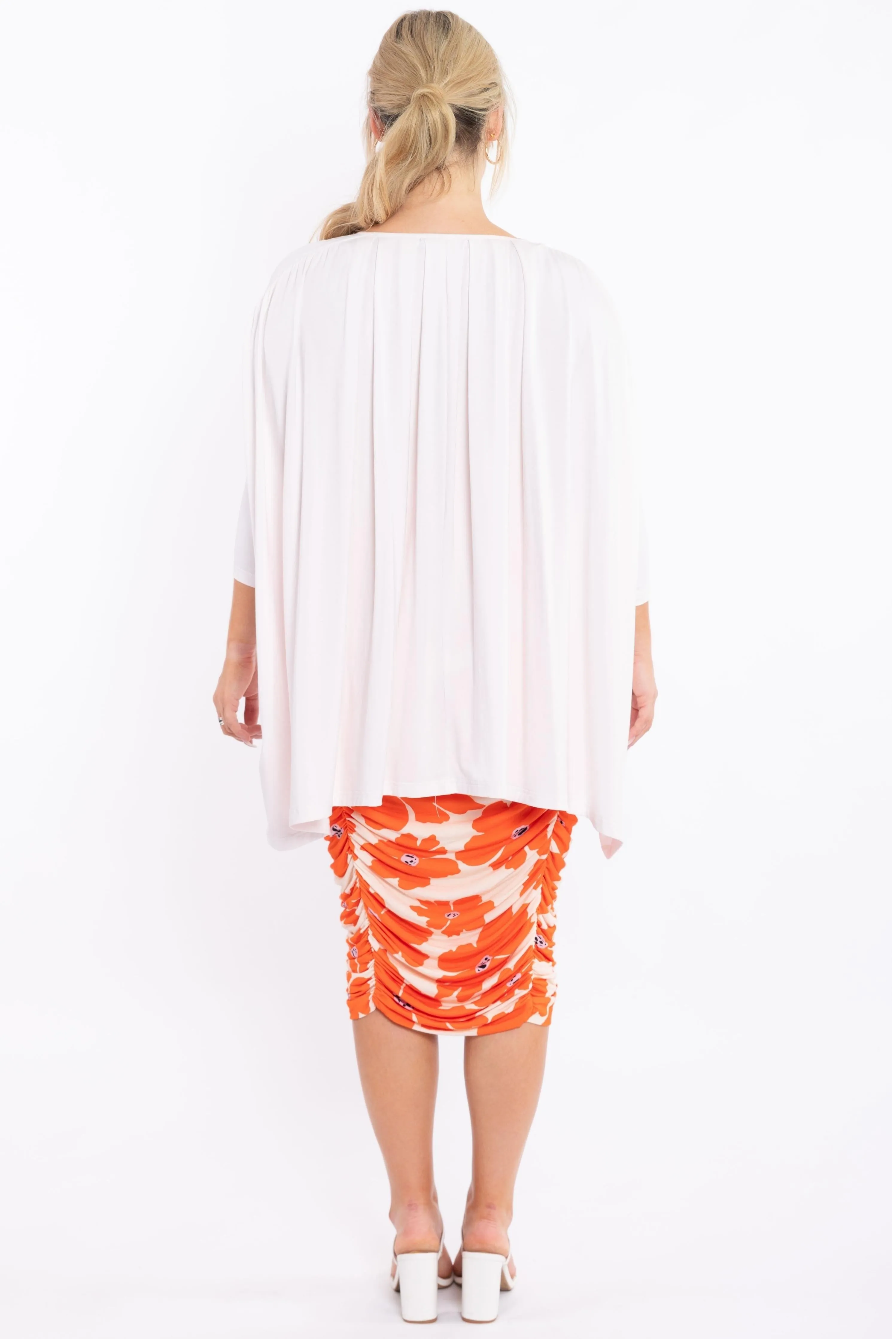 FINAL SALE Vanity Skirt in Flower Power