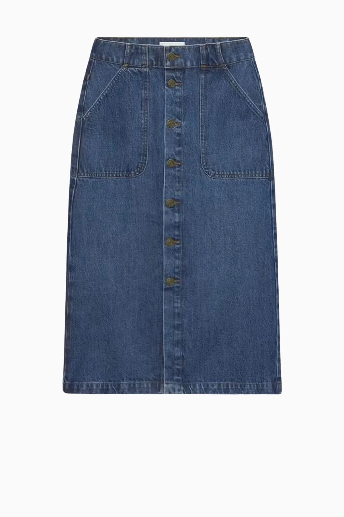 Frame Denim Modern Pocket Midi Skirt - October