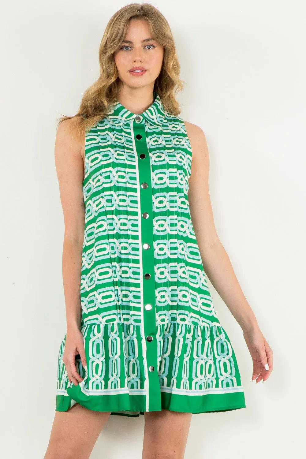 Green Machine Mini Dress