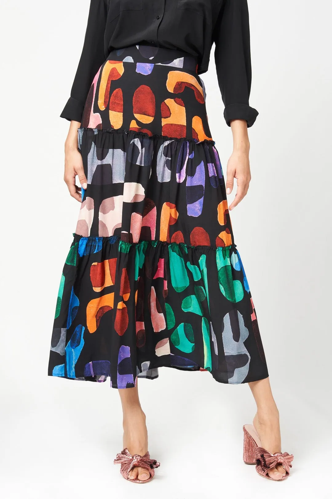 Harper Skirt Abstract