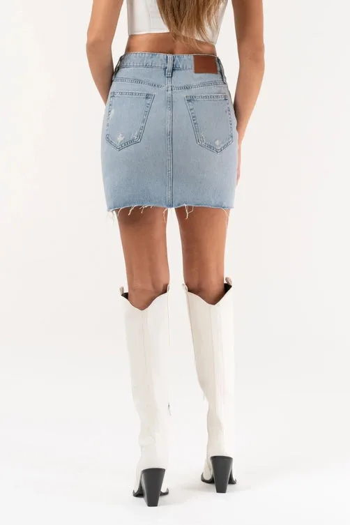 Hidden Jeans Peyton Mini Denim Skirt