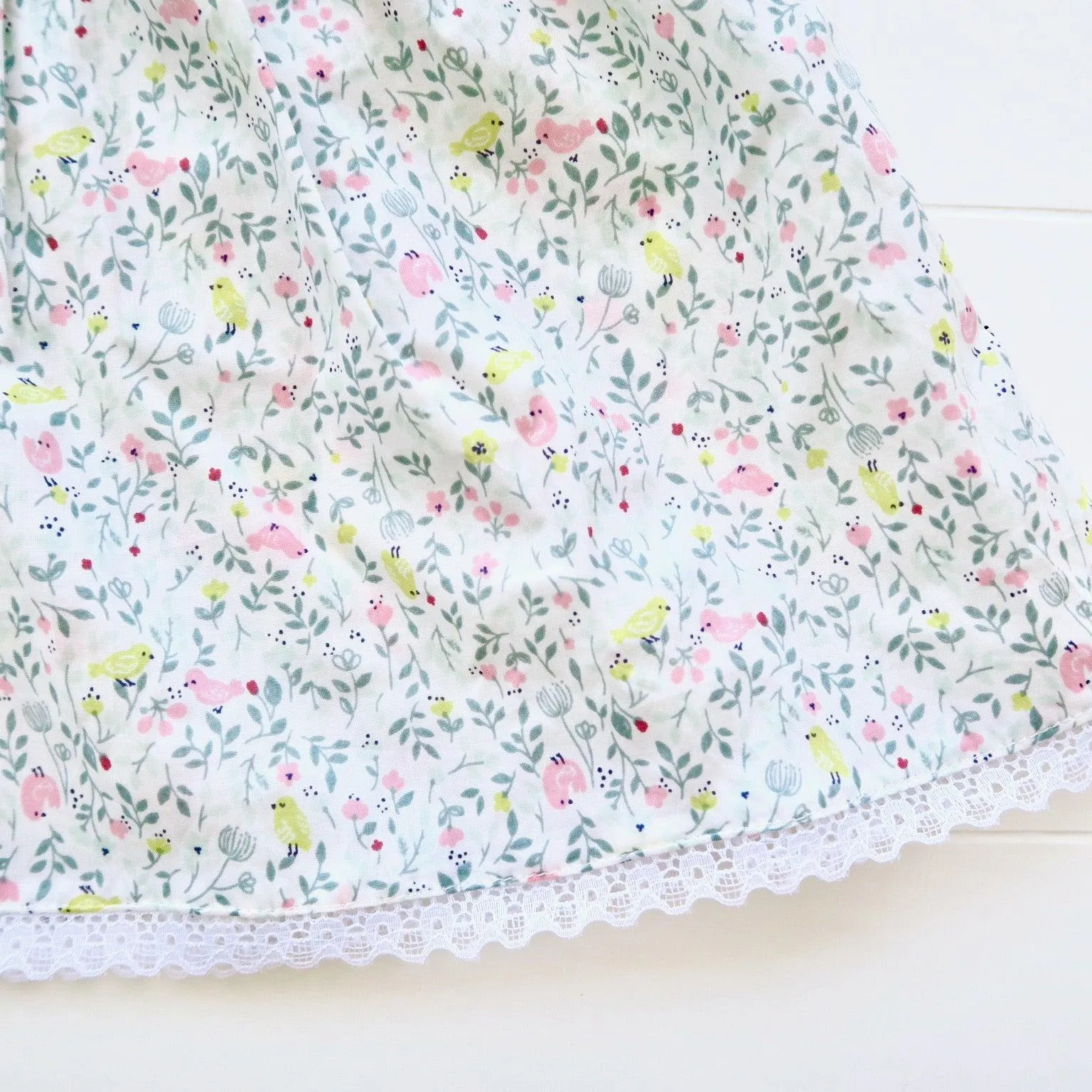 Iris Dress in Mini Garden Pastels Print