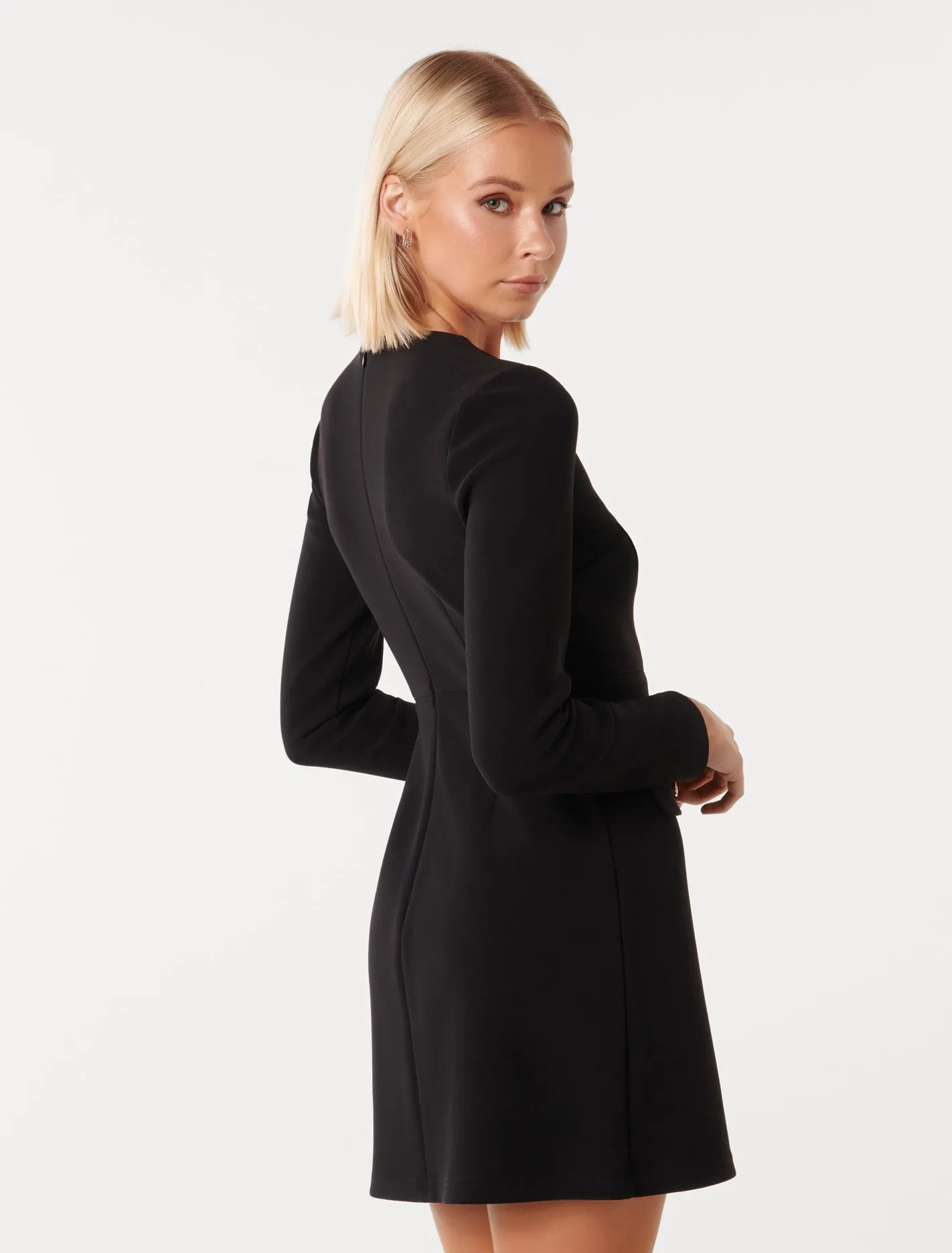 Jinny Long Sleeve Mini Dress