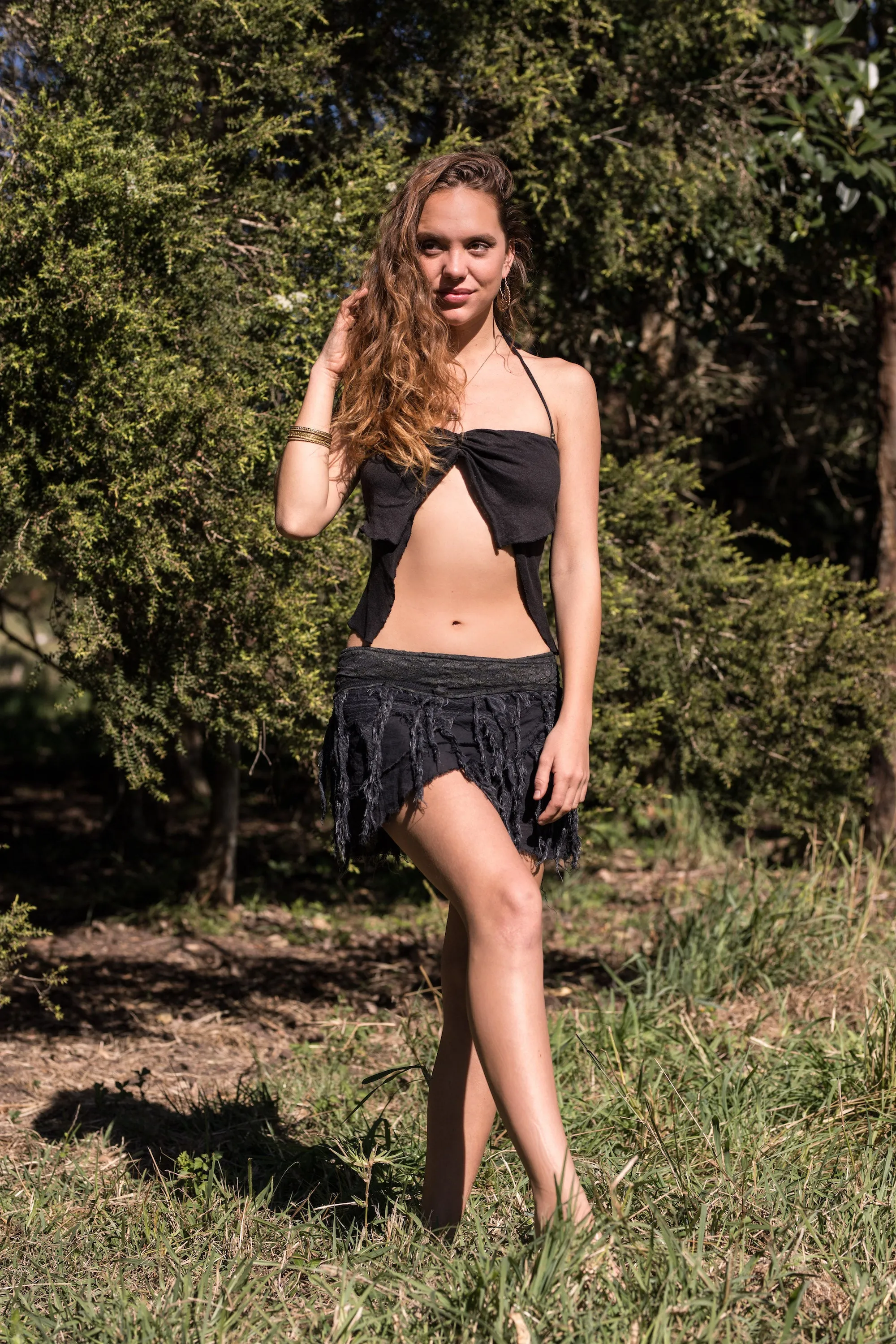 JUNGLE SKIRT BLACK