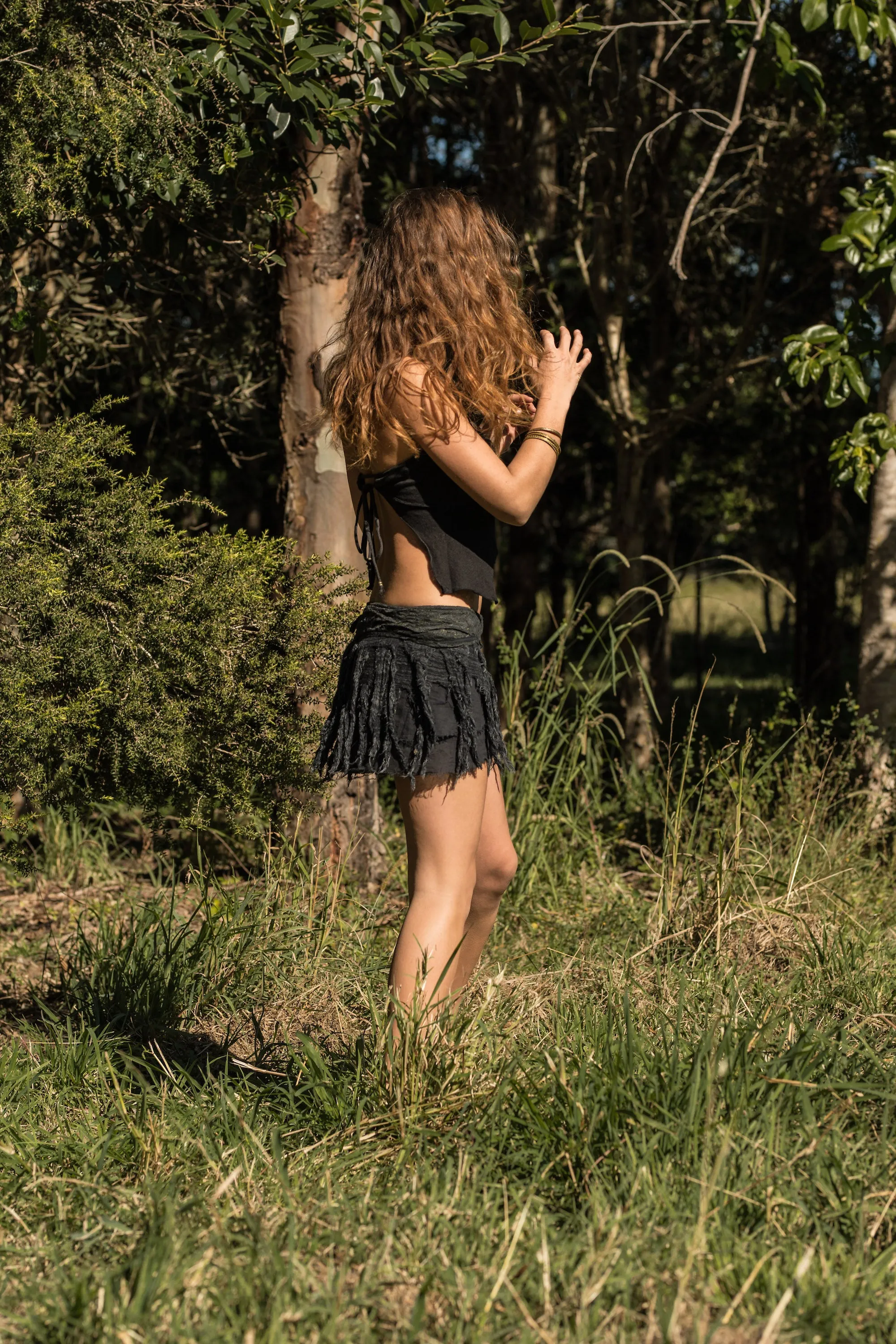 JUNGLE SKIRT BLACK