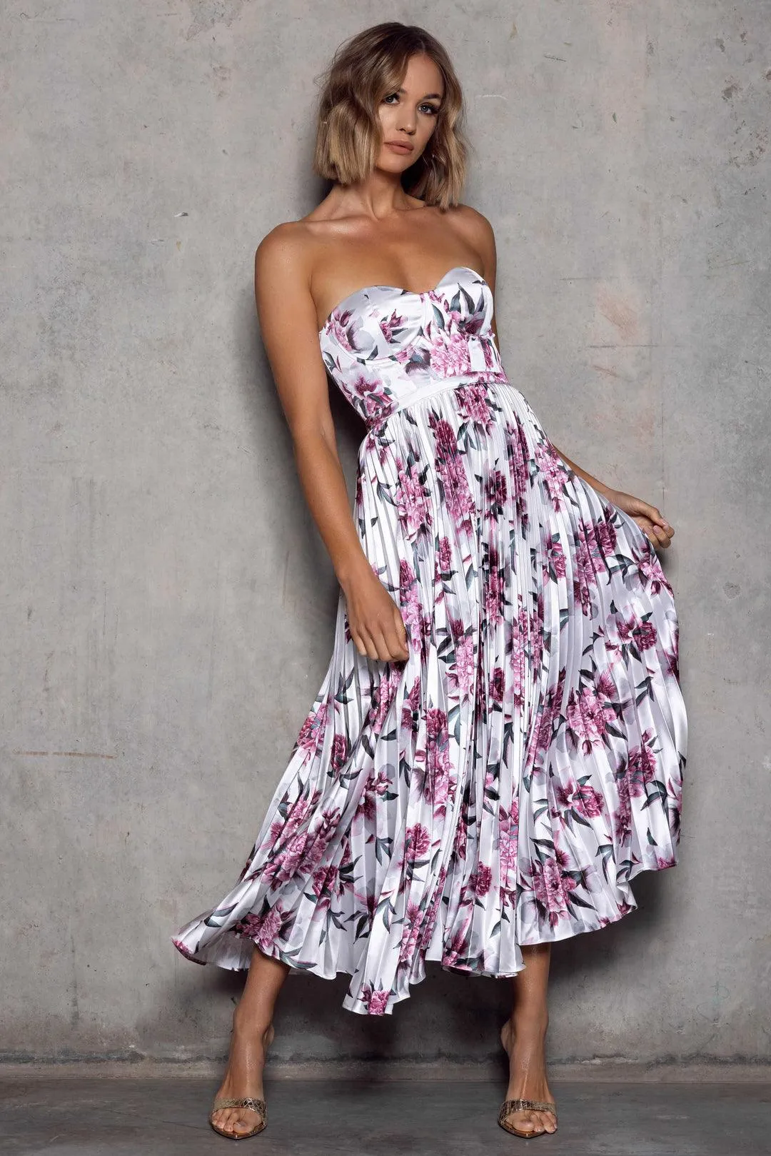 Milan Dress - Pink Floral