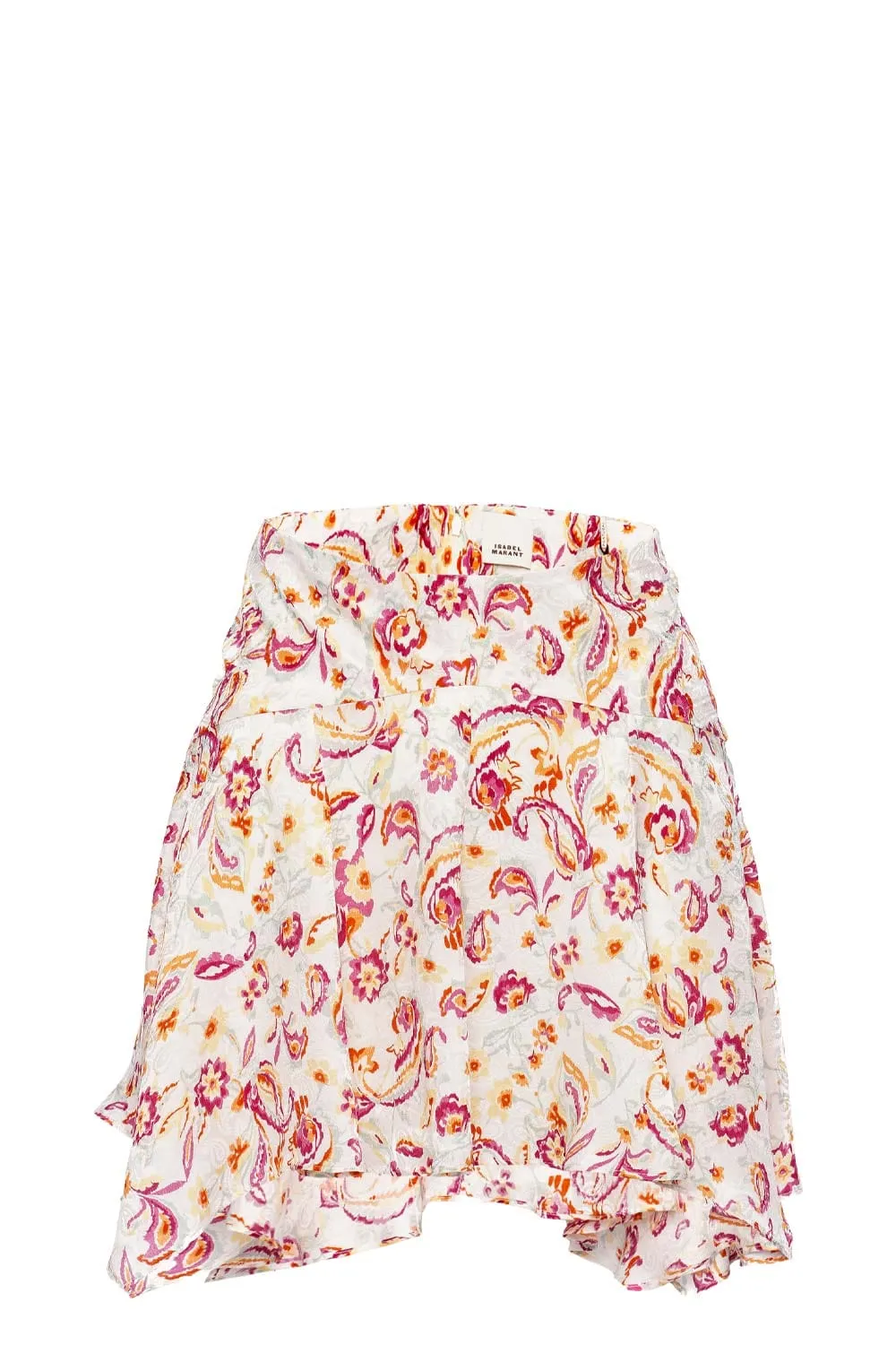 Perrine Floral Ruffled Mini Skirt