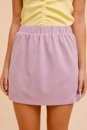 The Joella Checkered Mini Skirt