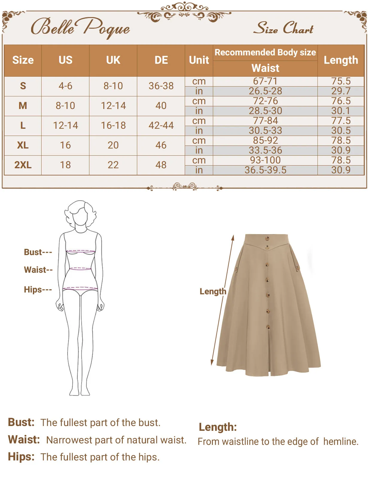 Vintage A-Line Skirt Midi Skirt Casual Skirt High Waisted Midi Party Skirt Basic A-Line Stretchy Flared Skirt